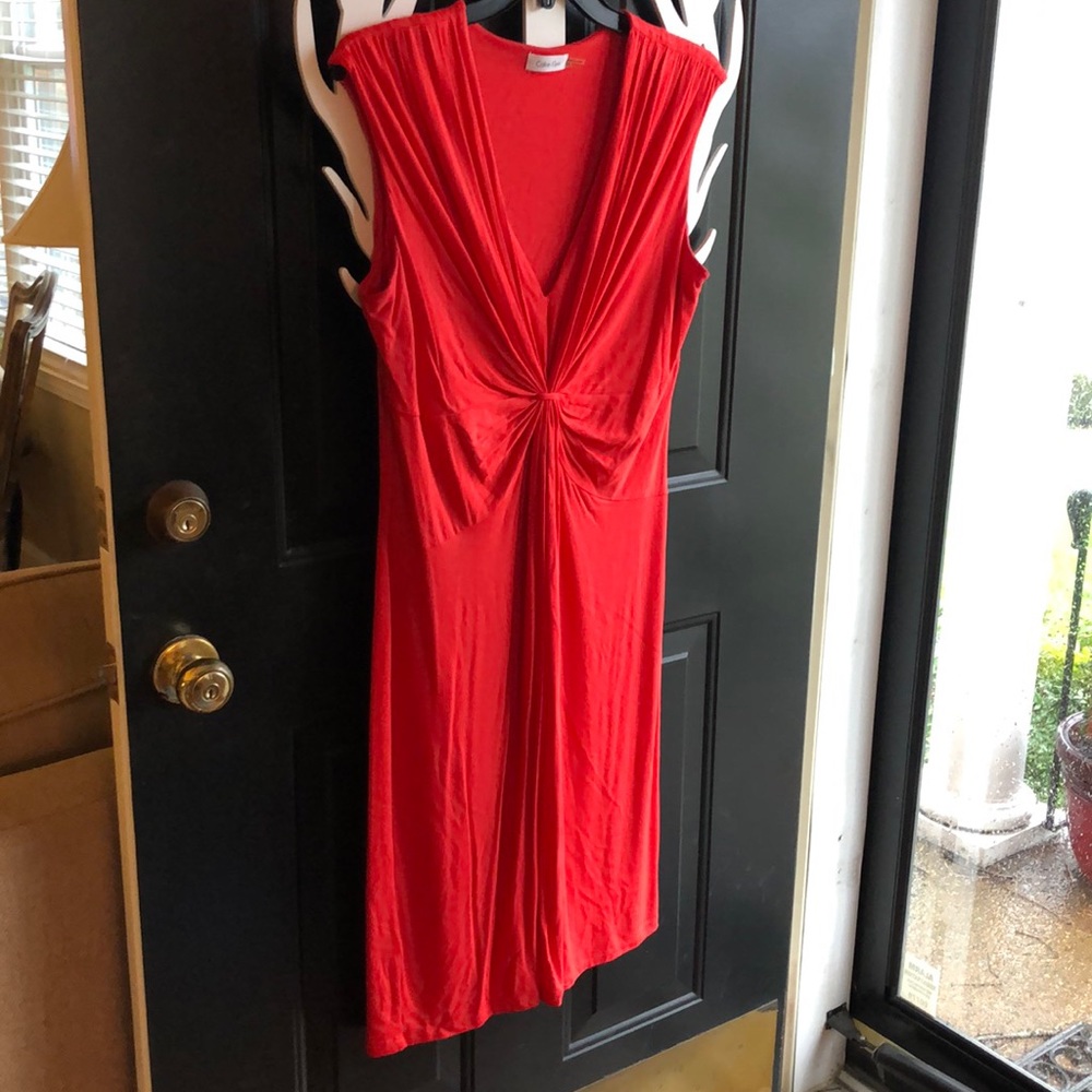 Calvin Klein knit dress. Sleeveless/cap sleeve.